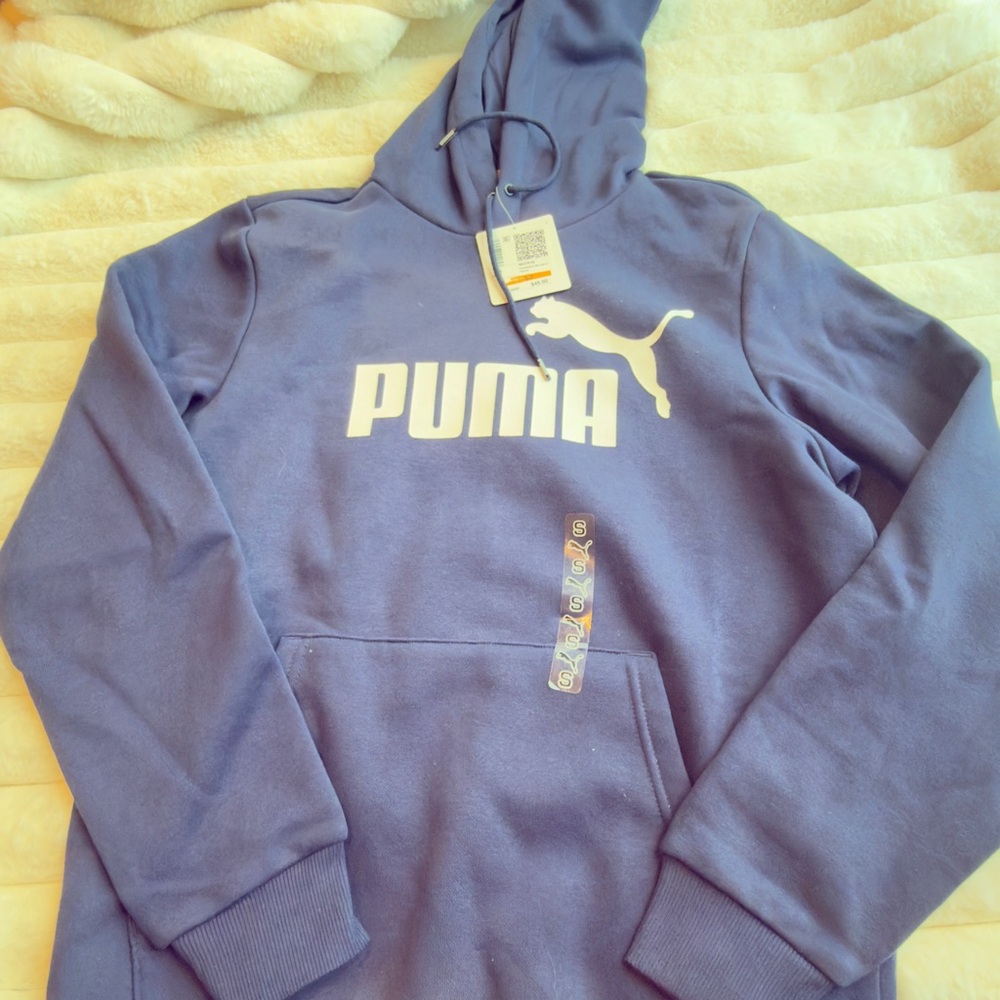PUMA Men's Navy Hoodie Sweater